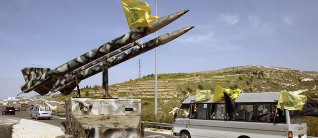 Missiles sur le bord de la route sud